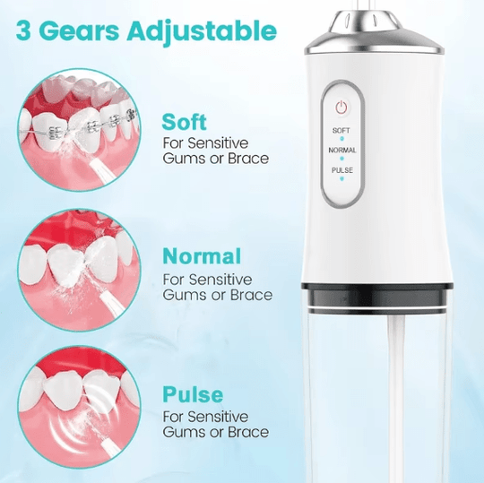 Dental Irrigator – Cordless Water Flosser for Deep Oral Cleaning - Techify™